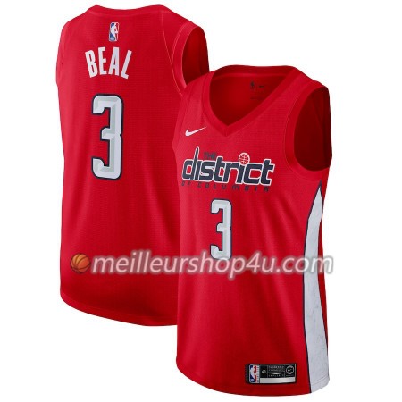Maillot Basket Homme Washington Wizards Bradley Beal 3 2018-19 Nike Rouge Swingman